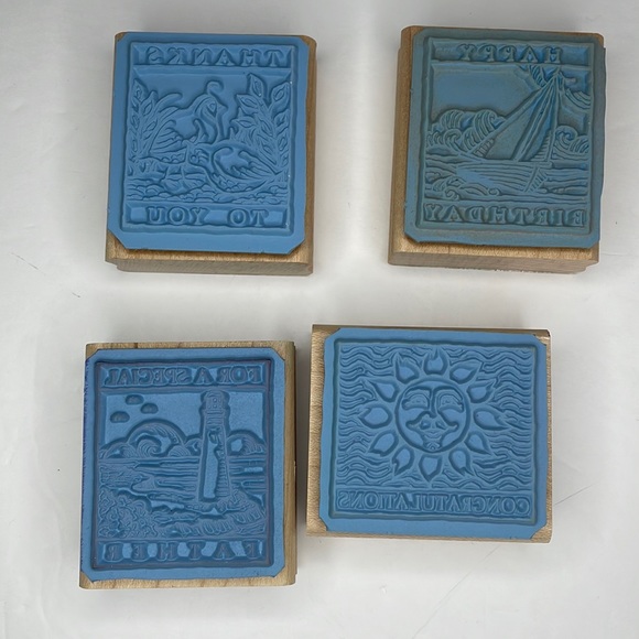 Stampin Up! Wonderful Woodwork Stamps set of 4 - Picture 4 of 10